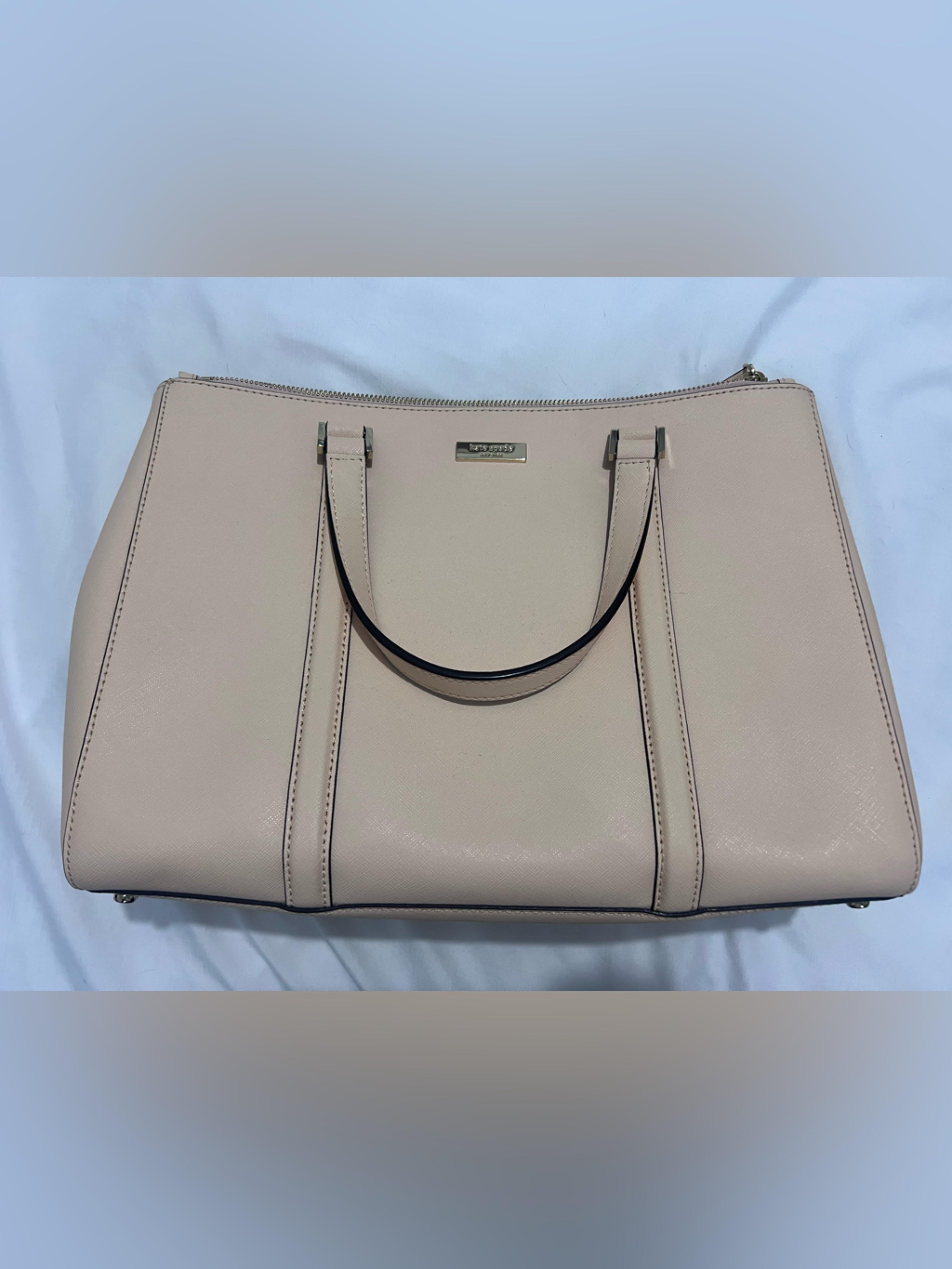 Kate Spade Newbury Lane Saffiano Leather Tote (Wkru2461) Blush Pink | Bnwt